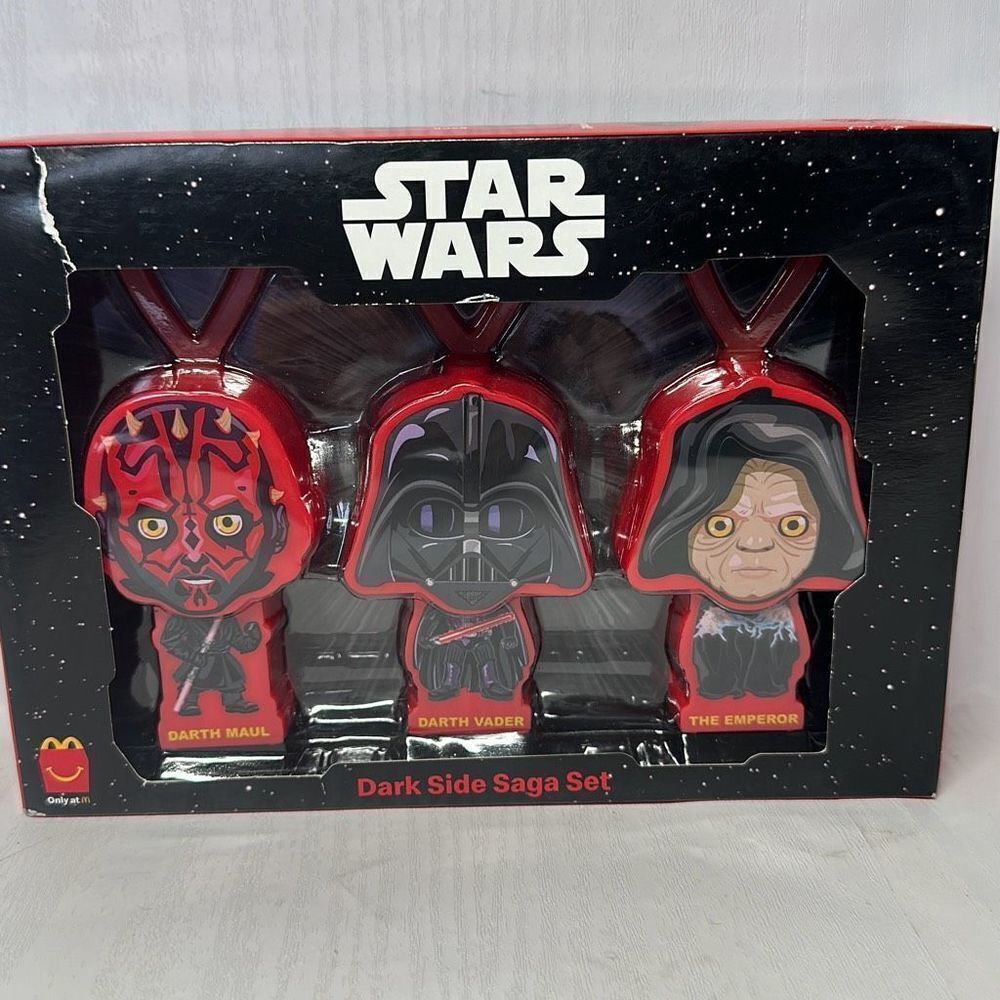 2019 McDonalds STAR WARS Rise of Skywalker Toys DARK SIDE SAGA PROMO SET